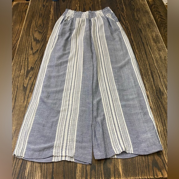 Elan Striped High Waisted Wide Leg Pants - Picture 5 of 16